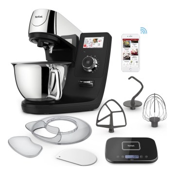 Tefal - Köögikombain kaaluga I-COACH TOUCH 1200W/230V roostevabast terasest