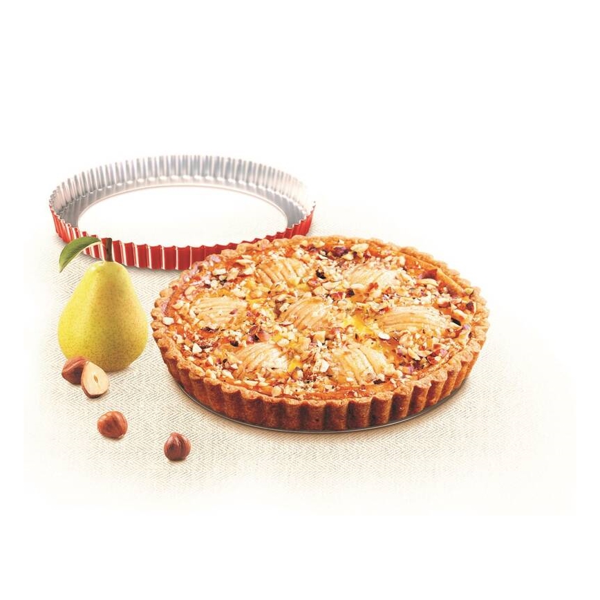 Tefal - Koogivorm eemaldatava põhjaga DELIBAKE 28 cm punane