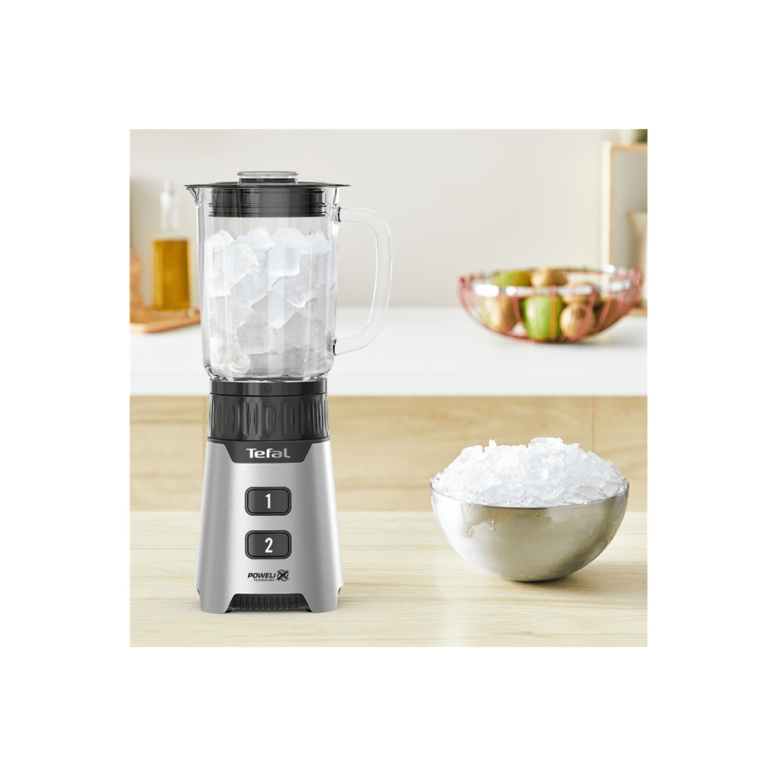 Tefal - Lauablender BLENDFORCE 400W/230V roostevaba/must