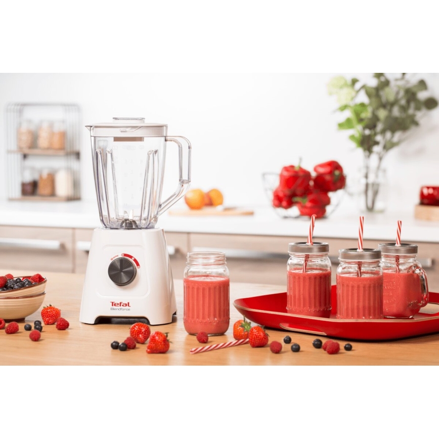 Tefal - Lauablender BLENDFORCE 600W/230V valge
