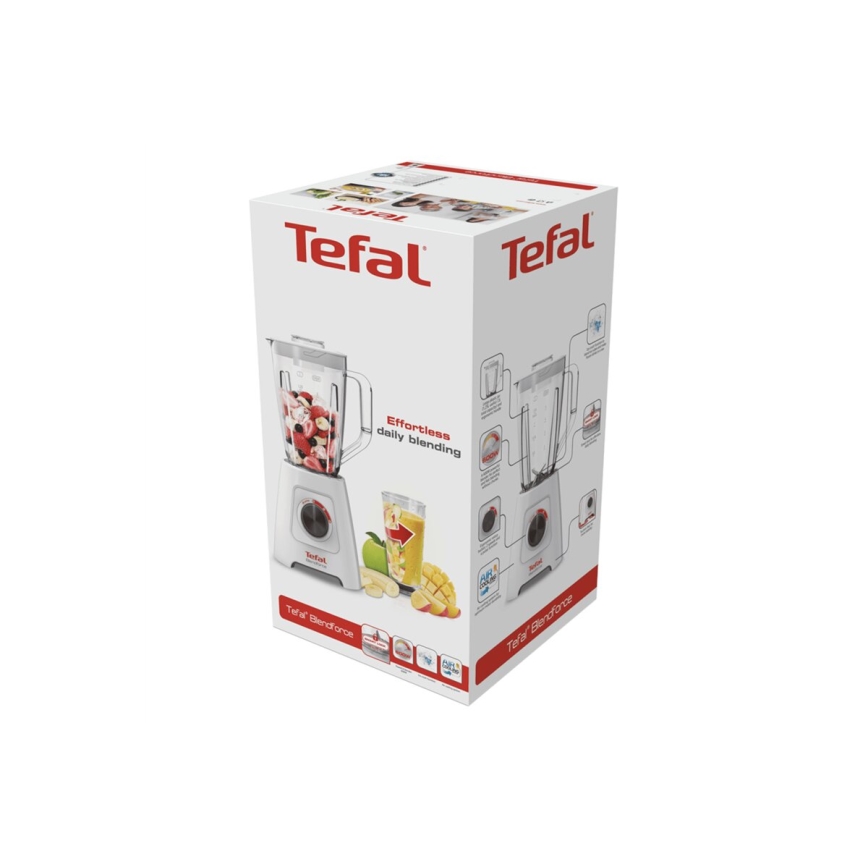 Tefal - Lauablender BLENDFORCE 600W/230V valge