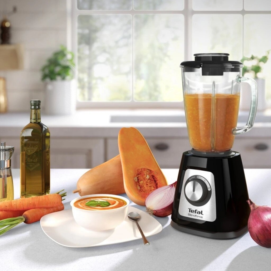Tefal - Lauablender BLENDFORCE 800W/230V must/roostevaba