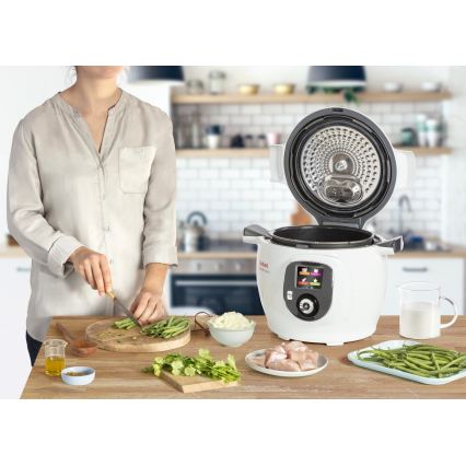 Tefal - Mitmefunktsiooniline elektripott 6 l 1600W/230V valge