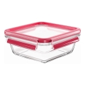 Tefal - MSEAL GLASS 0,8 l säilituskarp, punane/klaas