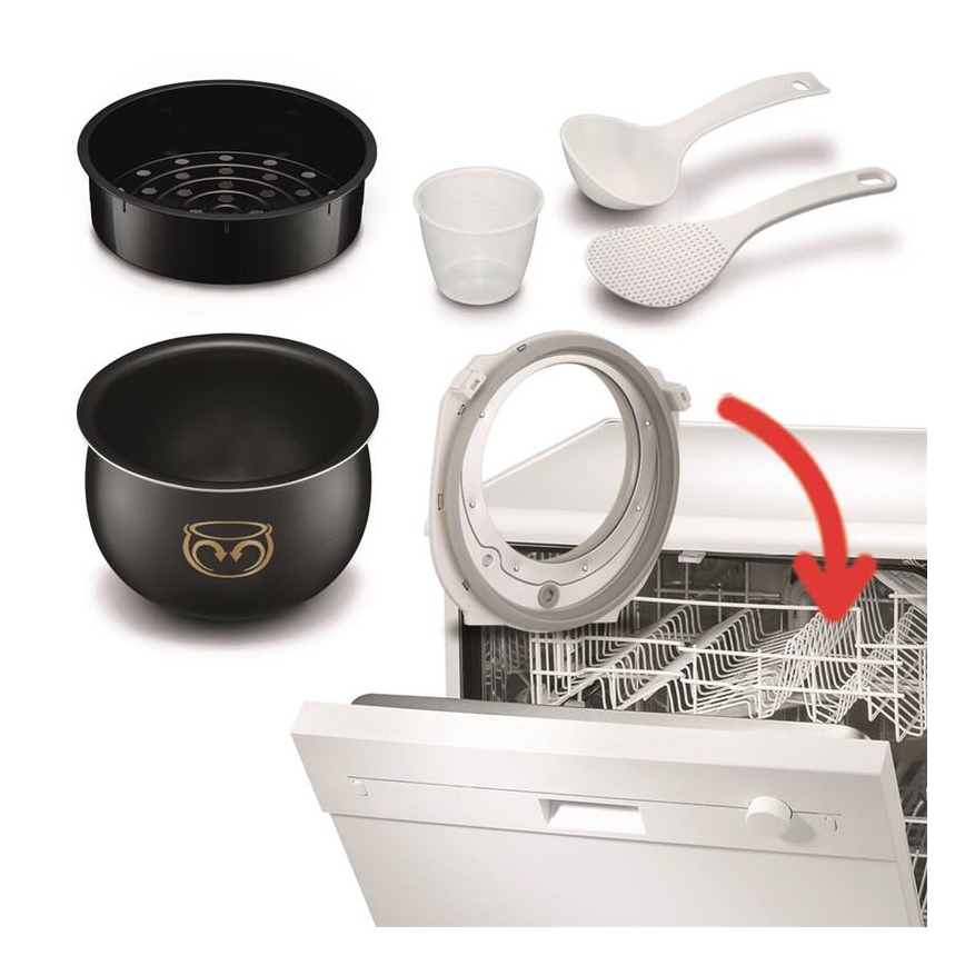 Tefal - Multifunktsionaalne elektriline pott FUZZY 750W/230V