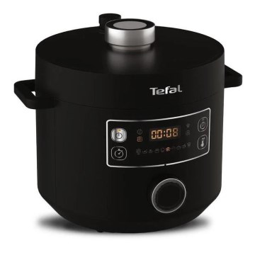 Tefal - Multifunktsionaalne elektriline pott TURBO CUISINE 4,8 l 1090W/230V must