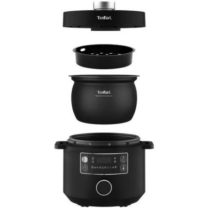 Tefal - Multifunktsionaalne elektriline pott TURBO CUISINE 4,8 l 1090W/230V must