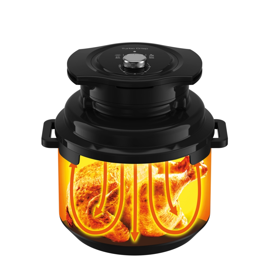 Tefal - Multifunktsionaalne elektriline rõhkpott 7,6 l 1200W/230V must