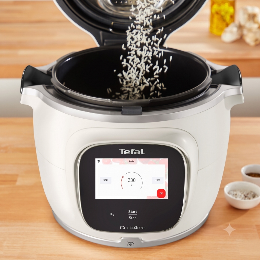 Tefal - Multifunktsionaalne elektriline survekeedupott 6 l COOK4ME TOUCH PRO 1600W/230V