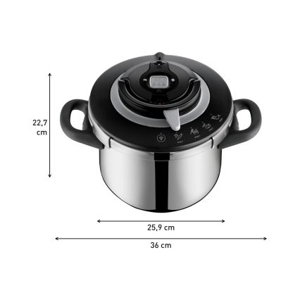Tefal - Multikeetja 6 l CLIPSO+ CHEF roostevaba
