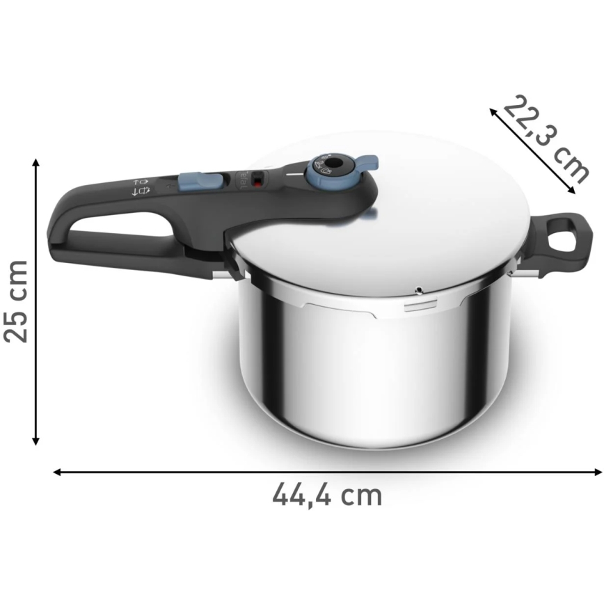 Tefal - Multikeetja 6 l SECURE TRENDY roostevaba