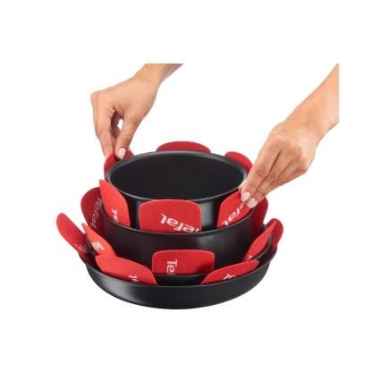 Tefal - Nõude eralduskomplekt 4 tk INGENIO punane