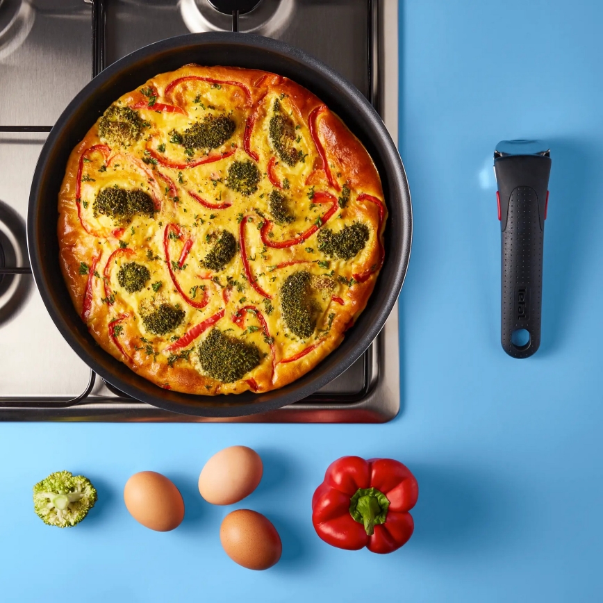 Tefal - Nõudekomplekt 10 tk INGENIO EASY COOK & CLEAN BLACK