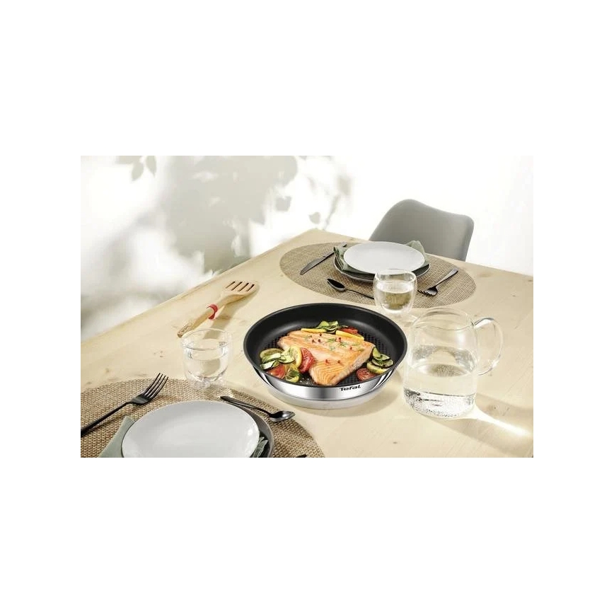 Tefal - Nõudekomplekt 10 tk INGENIO EMOTION roostevaba