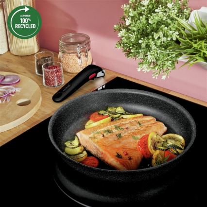 Tefal - Nõudekomplekt 7 tk INGENIO BLACK STONE