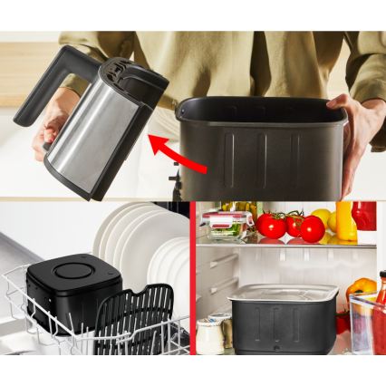 Tefal - Õhufritüür 5 l EASY FRY SILENCE 10v1 1400-1670W/230V