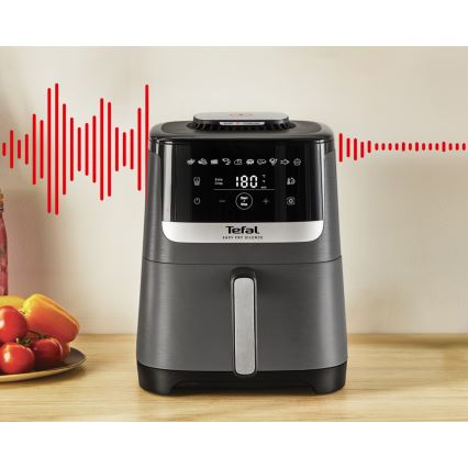 Tefal - Õhufritüür 5 l EASY FRY SILENCE COAL 1400-1670W/230V
