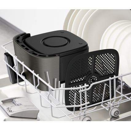 Tefal - Õhufritüür 5 l EASY FRY SILENCE COAL 1400-1670W/230V