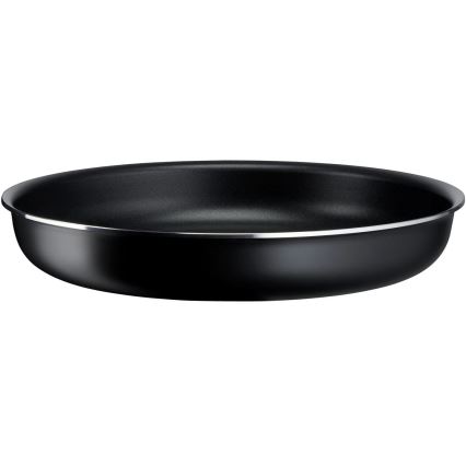 Tefal - Pannikomplekt 3 tk INGENIO EASY COOK & CLEAN BLACK