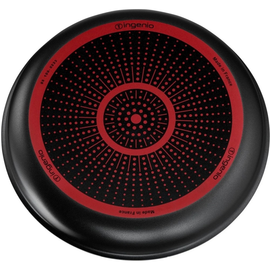 Tefal - Pannikomplekt 3 tk INGENIO EASY COOK & CLEAN BLACK