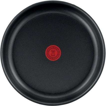 Tefal - Pannikomplekt 3 tk INGENIO EASY COOK & CLEAN BLACK