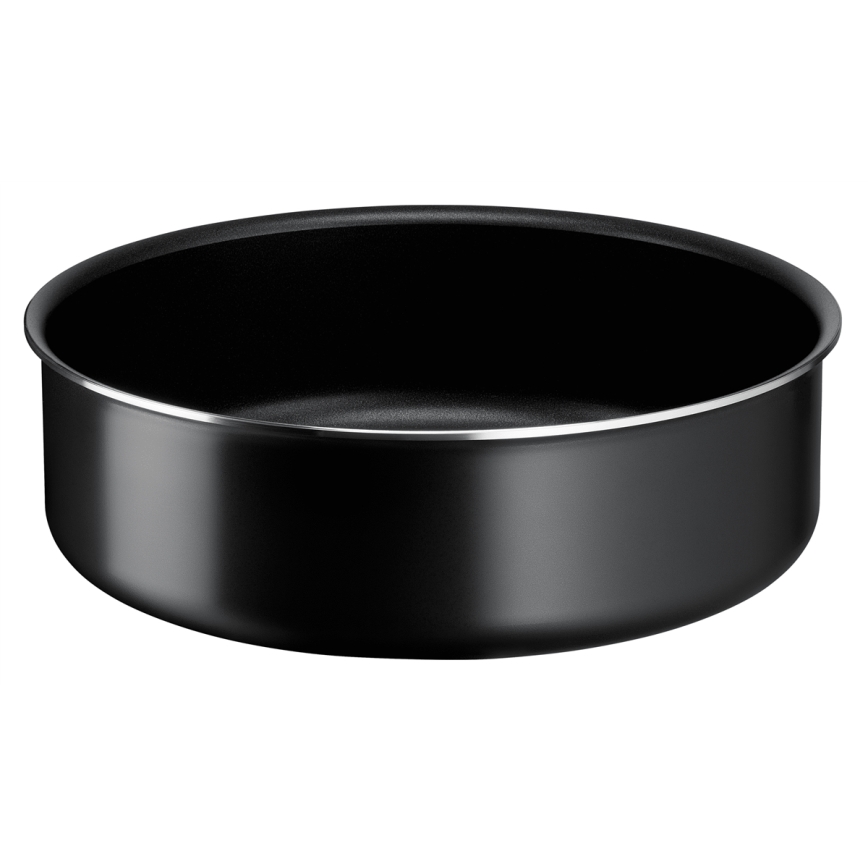Tefal - Pannikomplekt 3 tk INGENIO EASY COOK & CLEAN BLACK