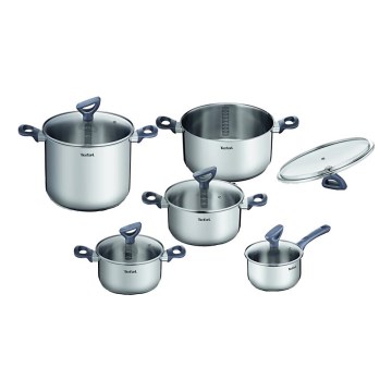 Tefal - Potikomplekt 10 tk DAILY COOK roostevaba
