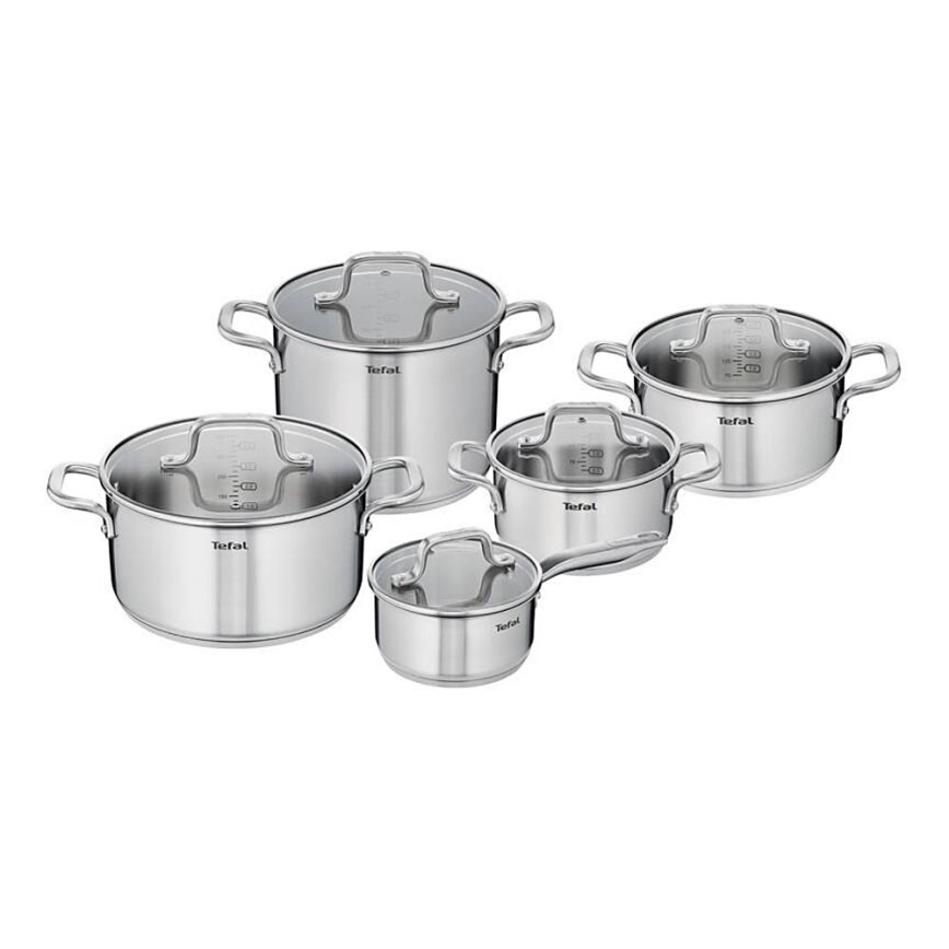 Tefal - Potikomplekt 10 tk VIRTUOSO roostevaba