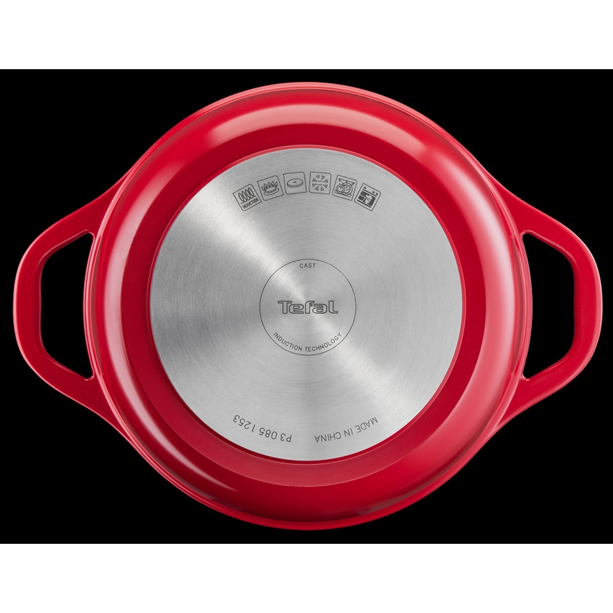 Tefal - Pott kaanega 24 cm AIR punane