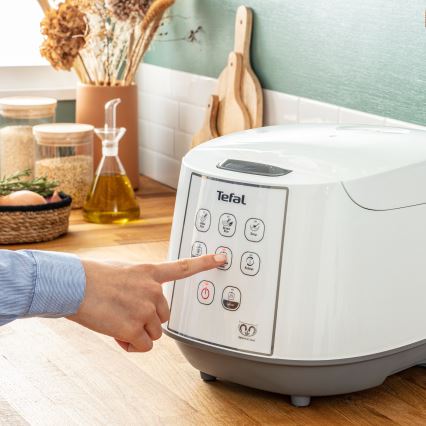 Tefal - Riisikeetja 8-ühes EASY COOK 750W/230V 5 l valge
