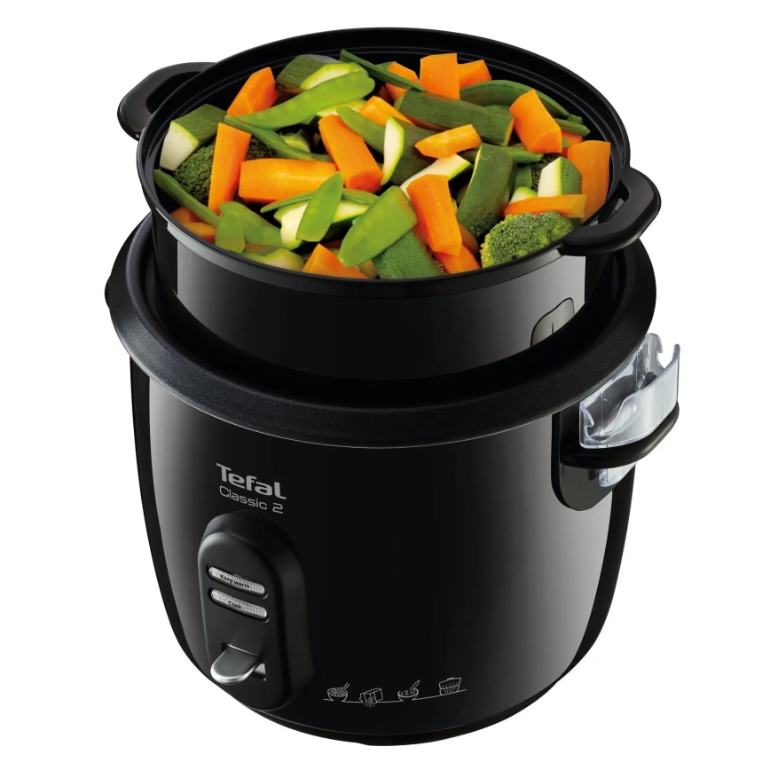 Tefal - Riisikeetja CLASSIC 600W/230V 5 l must