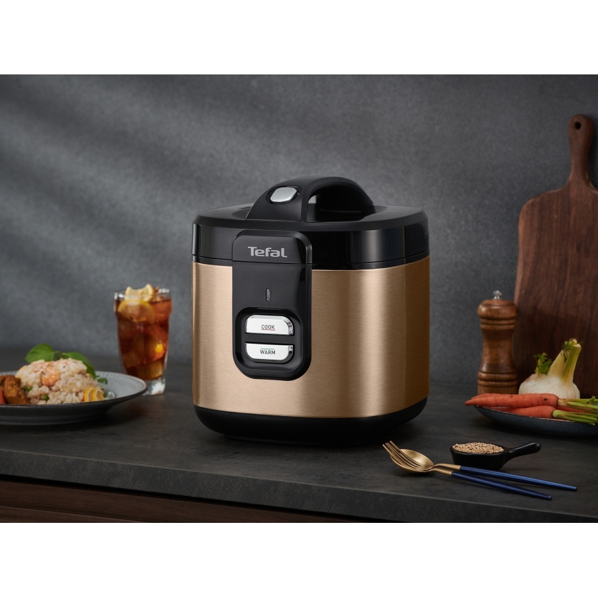 Tefal - Riisikeetja COPPERTINTO 600/230V, 2 l, vaskne