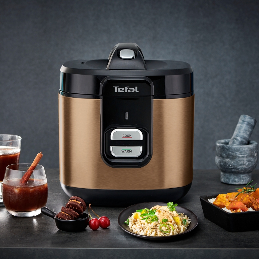 Tefal - Riisikeetja COPPERTINTO 600/230V, 2 l, vaskne