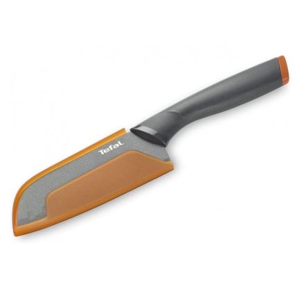 Tefal - Roostevabast terasest nuga santoku FRESH KITCHEN 12 cm hall/oranž