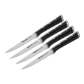 Tefal - Roostevabast terasest steakinugade komplekt ICE FORCE 11 cm läikiv kroom/must 4 tk