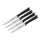 Tefal - Roostevabast terasest steakinugade komplekt ICE FORCE 11 cm läikiv kroom/must 4 tk