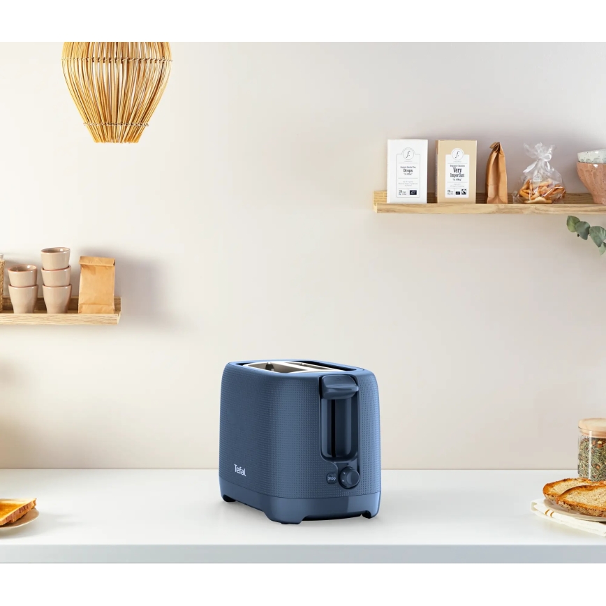Tefal - Röster, 2 auguga MORNING 850W/230V sinine