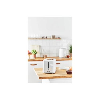 Tefal - Röster, 2 auguga SENSE 850W/230V valge