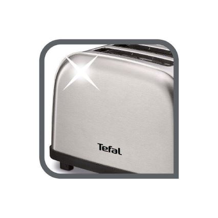 Tefal - Röster, 2 auguga ULTRA MINI 700W/230V kroom