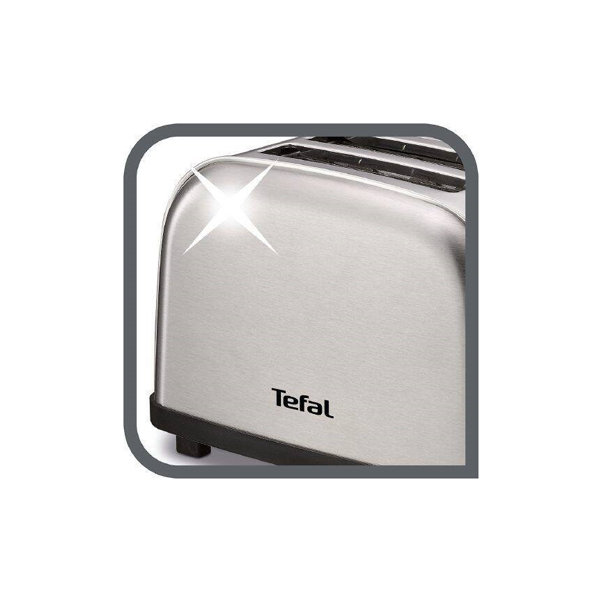 Tefal - Röster, 2 auguga ULTRA MINI 700W/230V matt kroom