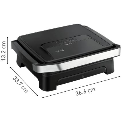 Tefal - Tefal INICIO kontaktgrill 2000W/230V