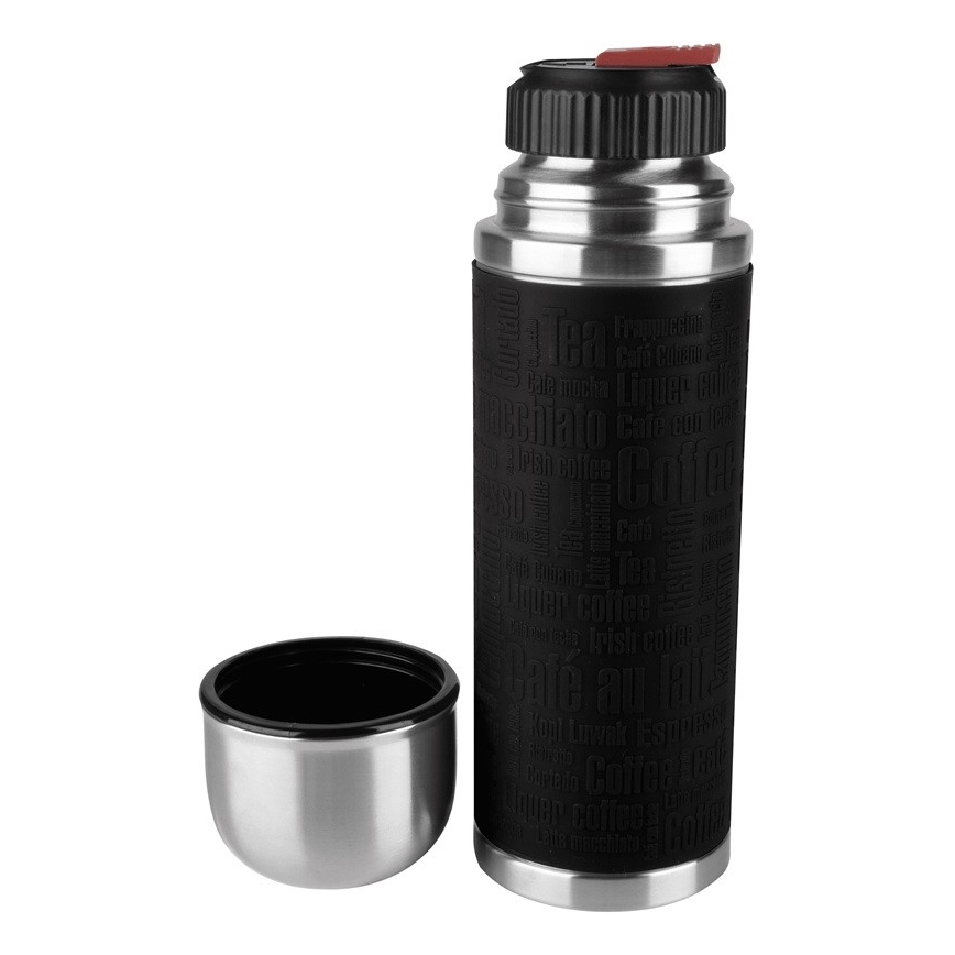 Tefal - Termos koos tassiga 0,5 l SENATOR roostevaba/must