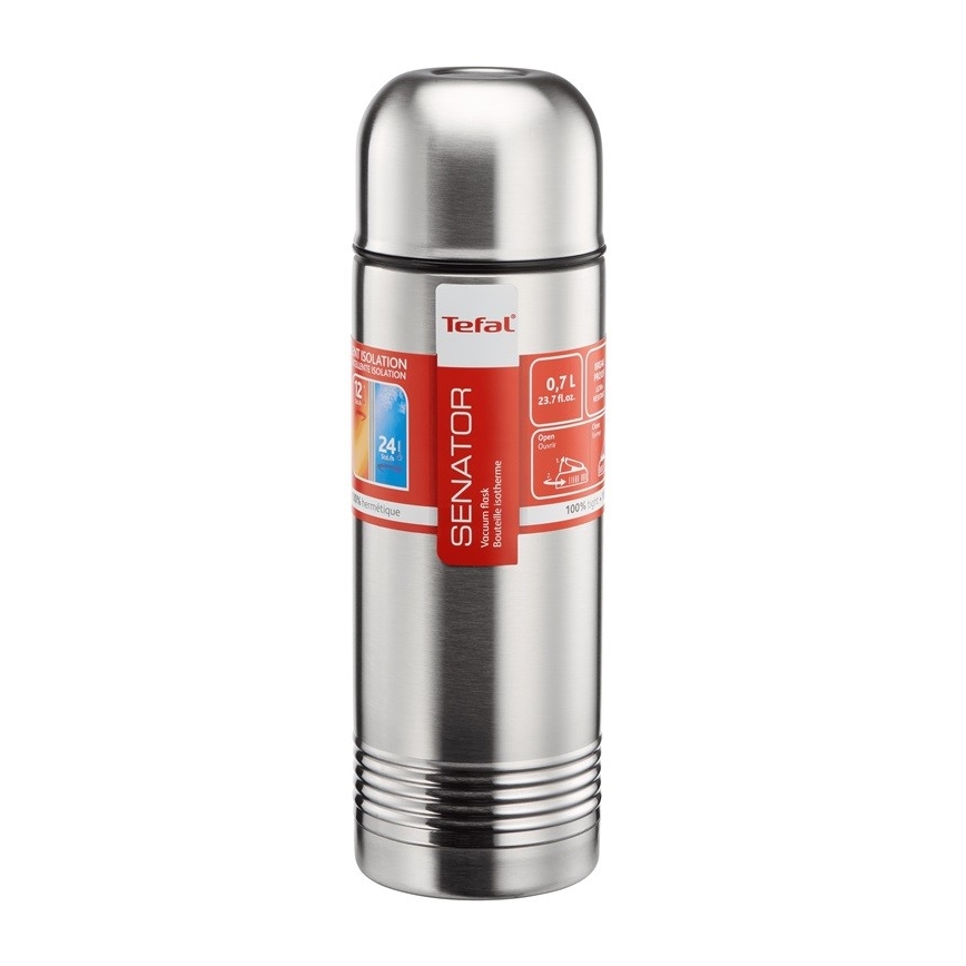 Tefal - Termos koos tassiga 0,7 l SENATOR roostevaba