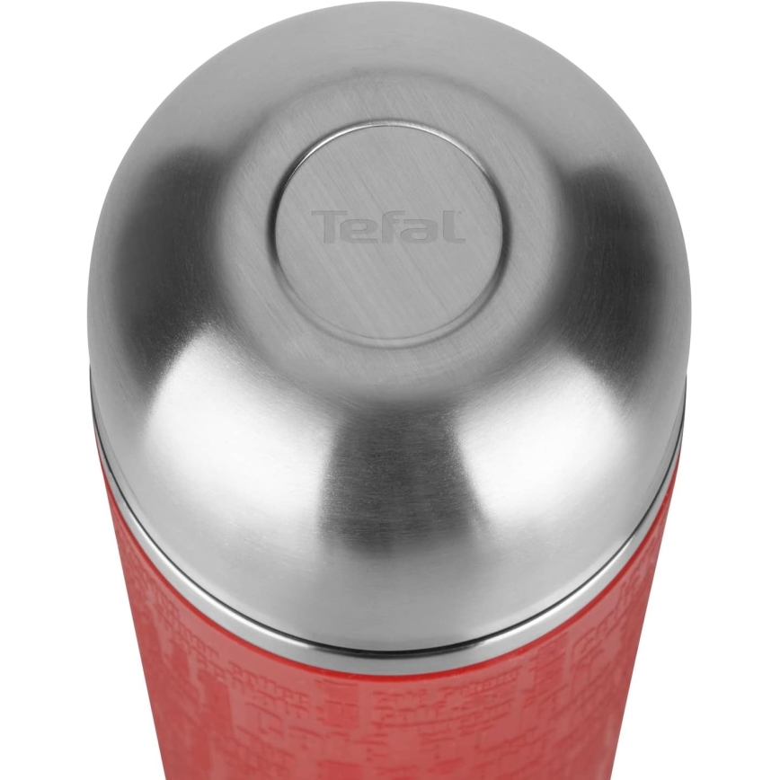 Tefal - Termos koos tassiga 1 l SENATOR roostevaba/punane