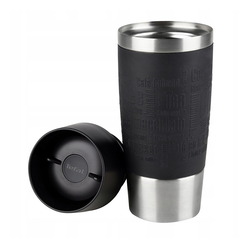 Tefal - Termostass 360 ml TRAVEL MUG roostevaba/must