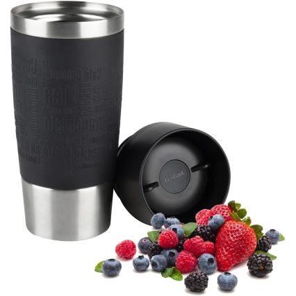 Tefal - Termostass 360 ml TRAVEL MUG roostevaba/must