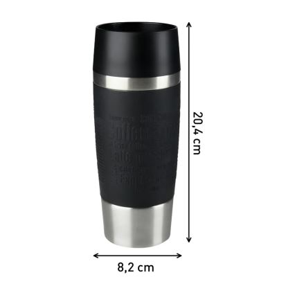 Tefal - Termostass 360 ml TRAVEL MUG roostevaba/must