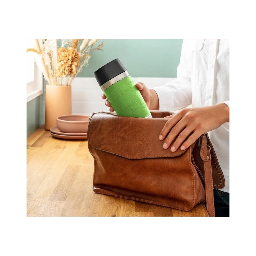 Tefal - Termostass 360 ml TRAVEL MUG roostevaba/roheline
