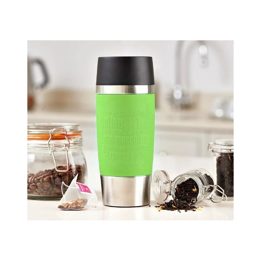 Tefal - Termostass 360 ml TRAVEL MUG roostevaba/roheline