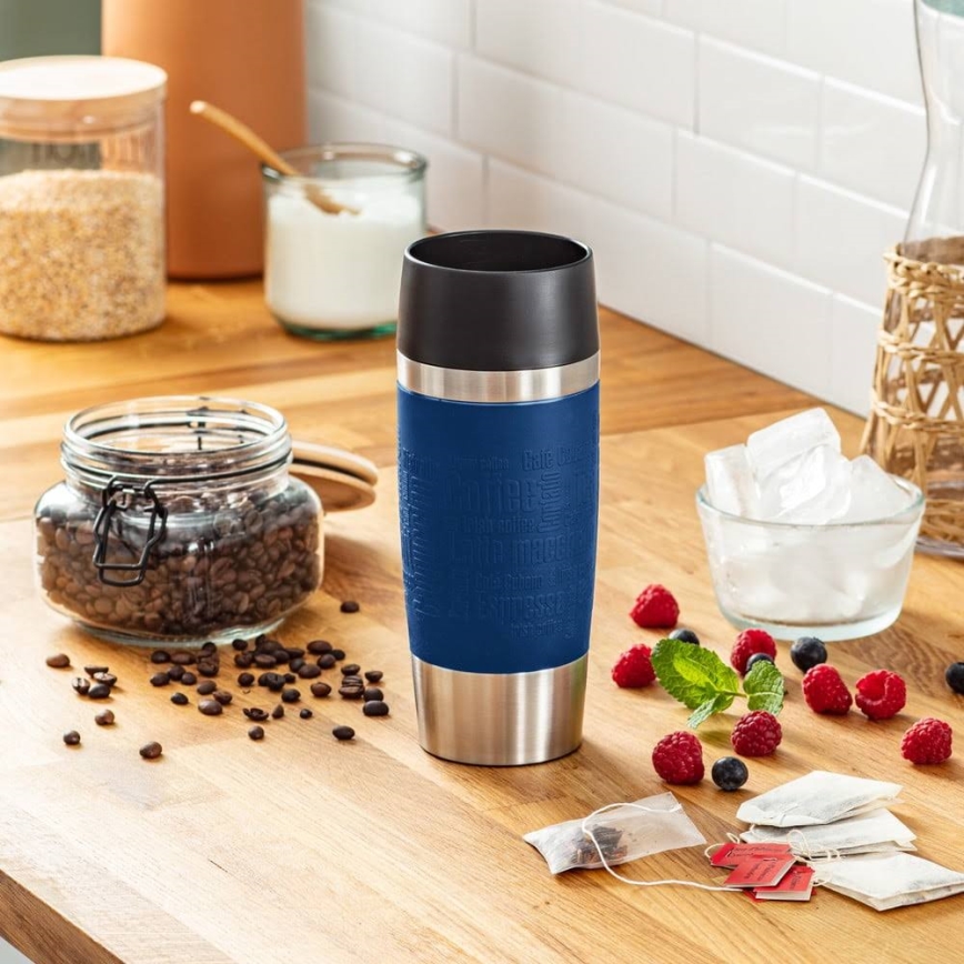 Tefal - Termostass 360 ml TRAVEL MUG roostevaba/tumesinine